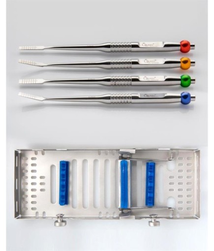 Queen  Chisel 4Mm-6Mm 4 Parça-Kaset- QCHSLSET002CAS