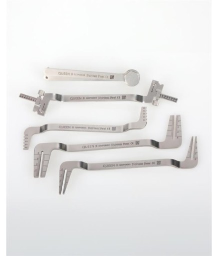Queen  Implant Konumlandırıcı Set 5 Parça-Pkt- QIMPG8000