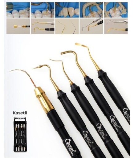 Queen  Titanyum Kompozit Aleti 17 5Cm 5 Ad--Kaset - QSET580001