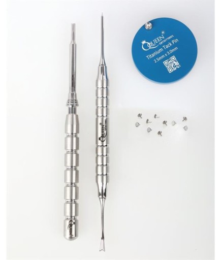 Queen  Titanyum Membran Pin Seti 2-5-3 Mm 18 Ad--Box - QBTSET70001
