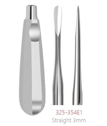 Queen  Düz Lüxatör Elevatör Lüxatör 3Mm 16Cm - Q325-354E1