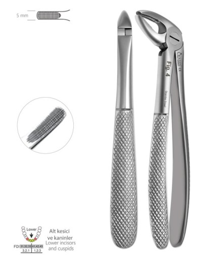 QEF057 Üst Keser Davyesi Fig. 4 5Mm 15Cm