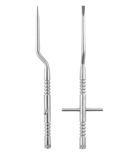 SOS055 Düz L Açılı Kron Ayırma Elevatörü 4,8Mm 18Cm