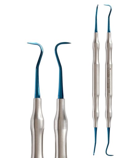 QUCTIT2H052 Titanyum Kaplama Küret Fig. H6/H7 17Cm