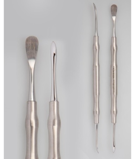 QRAS2H120 Doğrusal Oval/Sivri Periost Elevatörü Molt 7Mm/4Mm 18Cm