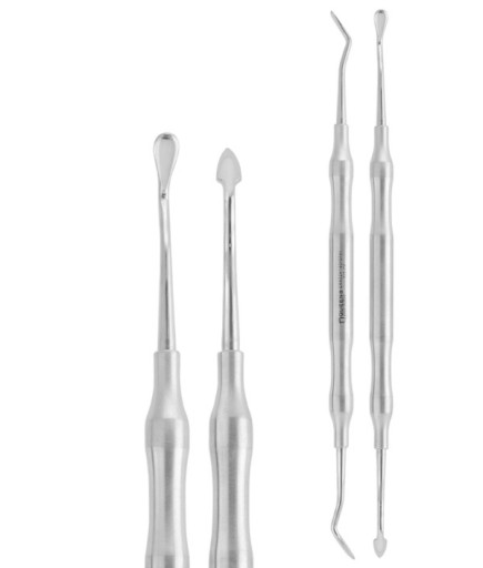 QRAS2H180 Doğrusal Oval/Ok Uç Periost Elevatörü KRAMER-NEVINS FIG.1 4,5Mm/4,5Mm 18,5Cm