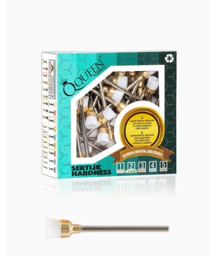 Q-WHT-L7MM Şeffaf Yumusak (Sertlik:2) Polisaj Fırçası Uzun 7Mm.