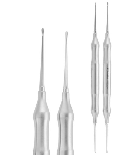 QBCUR3H127 Doğrusal, Lucas Cerrahi Küret LUCAS 1/2 18Cm