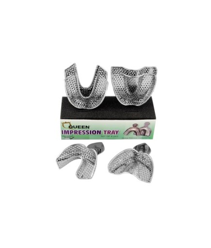 QITS120 Alt-Üst Dişli, Delikli Ölçü Kaşiğı Seti 6 Parça/Pkt