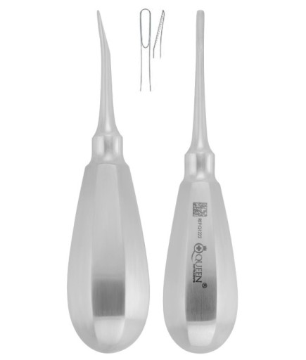 330-036-003A Eğri Lüxatör Elevatör Lüxatör 4Mm 12,5Cm