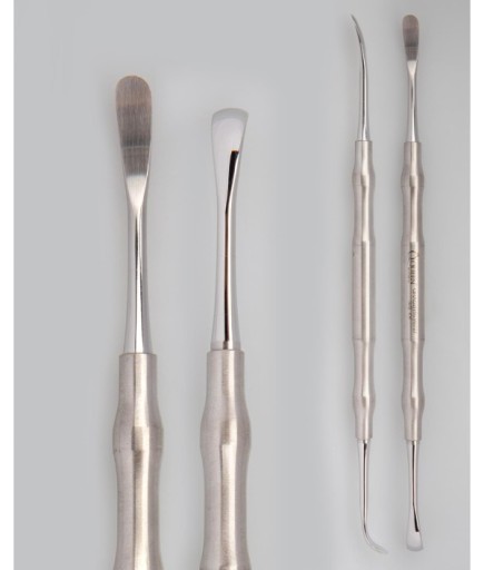 QRAS2H163 Açılı Oval/Oval Periost Elevatörü FREER 6Mm/6Mm 19Cm