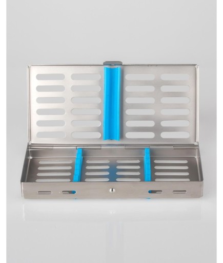 QCAS009 Silikon Tutamaçlı Sterilizasyon Kaseti 7 Aletlik