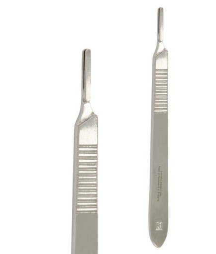 SBH001 Düz Bistüri Sapı No.3 12,5Cm