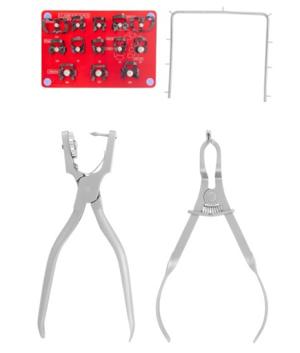 QRD001 Rubber Dam Aleti Seti 16 Parça/Pkt