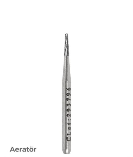 Bosphorus Aeratör Tungsten Karbit TC Düz Konik Frez