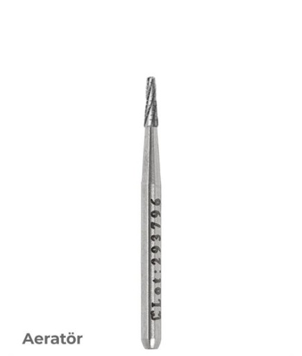 Bosphorus Aeratör Tungsten Karbit TC Düz Konik Frez