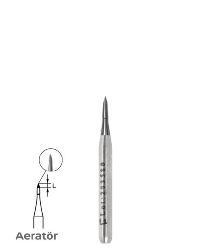 Bosphorus Aeratör Tungsten Karbit TC Konik Chamfer Frez