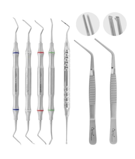 SET00013 Tünel Tedavisi Aleti Seti 7 Parça/Pkt