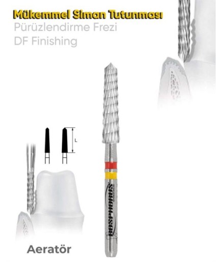 Bosphorus Aeratör Tungsten Karbit TC Konik Chamfer Frez