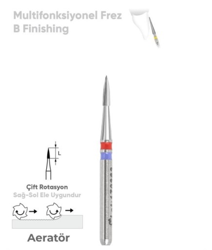 Bosphorus Aeratör Tungsten Karbit TC Labut Frez