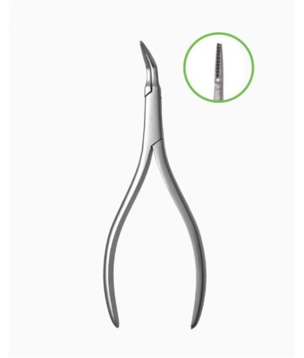 Queen  Açılı (45 Derece) Mikro Çekim Preseli Ve Kök Pensi 13Cm - QET019