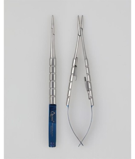 Queen TC Tungsten Carbide Düz Mikro Portegü Castroviejo 14Cm - QMICNHTC006