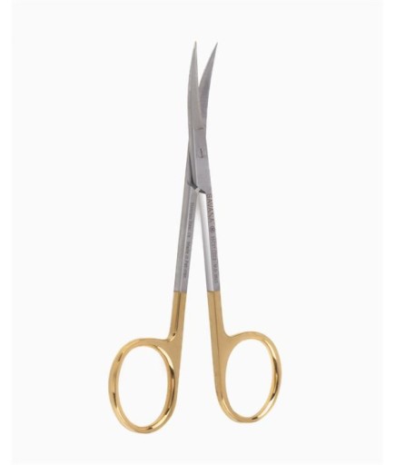 Savana TC,Tungsten Carbide Eğri Cerrahi Makas Iris 11,5Cm, 1 Ad./Pkt - SSCSTC002