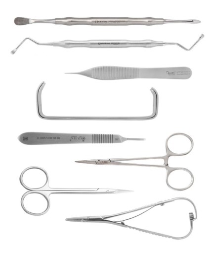 QSETDVT001 Cerrahi Set 8 Parça/Pkt