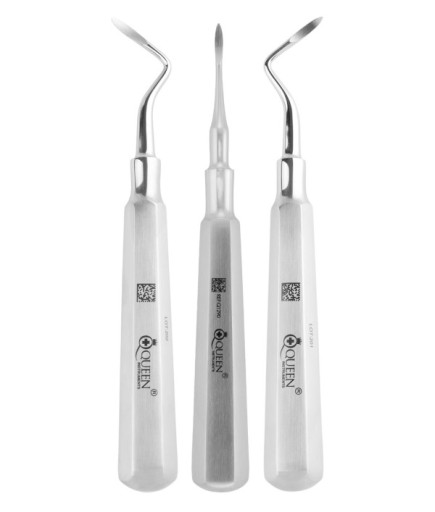 SET00057 Sağ-Sol-Düz Apekso Heidbrink Elevatör Seti Heidebrink 2Mm 14Cm 3 Parça/Pkt