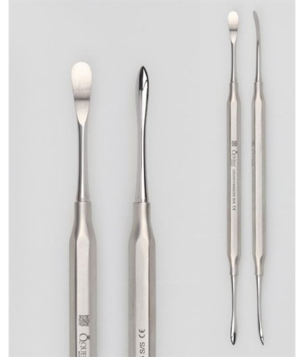 Queen  Doğrusal Oval-Sivri Periost Elevatörü Molt 6Mm-4Mm 19Cm - QRAS1H062