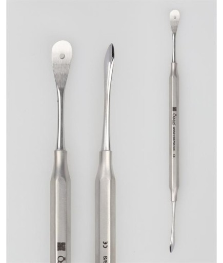 Queen  Doğrusal Delikli Oval-Sivri Periost Elevatörü FIG-9A 8Mm-4Mm 19Cm - QRAS1H067