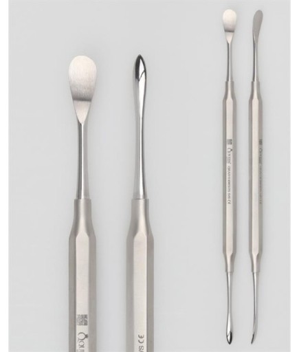 Queen  Doğrusal Oval-Sivri Periost Elevatörü Molt 8Mm-4Mm 19Cm - QRAS1H063