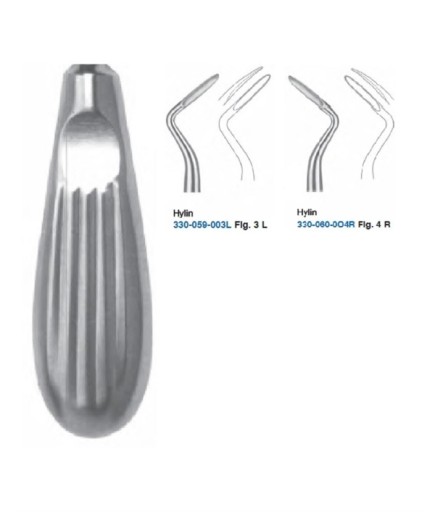 SET00048 Sağ-Sol Bien Elevatör Seti Hylin 2,5Mm 14Cm 2 Parça/Pkt