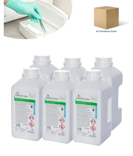 Perfektan Endo, Konsantre Alet Dezenfektanı, 2 Lt., 6 Ad.