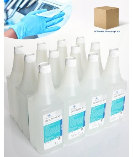 Descosept AF, Kullanıma Hazır Hızlı Yüzey Dezenfektanı, 1 Lt., 12 Ad.