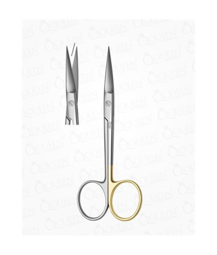 Super Cut (Tırtıklı) Düz Cerrahi Makas Iris 11,5Cm