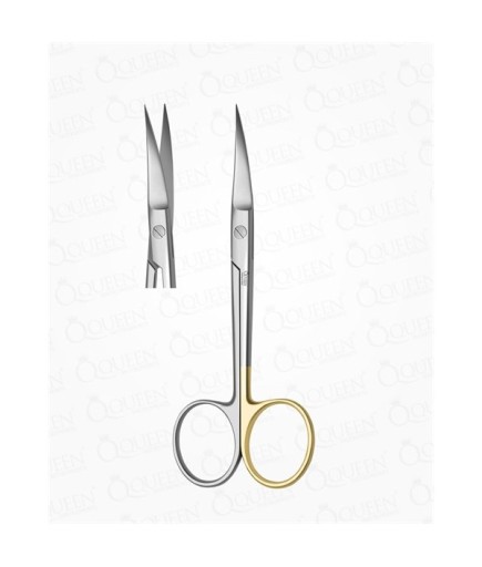 Super Cut (Tırtıklı) Eğri Cerrahi Makas Iris 11,5Cm