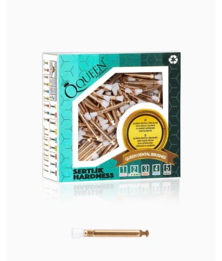 Q-WHT-3MM Şeffaf Yumusak (Sertlik:2) Polisaj Fırçası 3Mm.