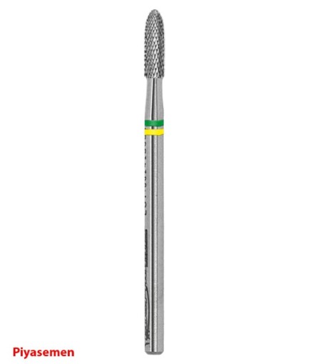 HBCC139DX Piyesemen Tungsten Karbit Alev Uçlu, Laboratuvar Frez