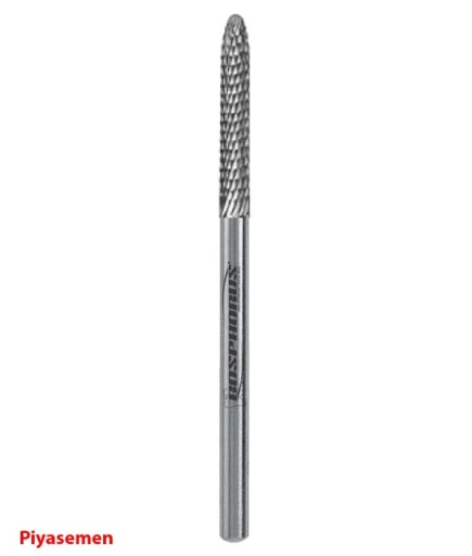 HBCC295MX Piyesemen Tungsten Karbit Konik Uçlu Silindir, Laboratuvar Frez