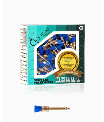 Q-BLU-5MM Mavi Sert (Sertlik:4) Polisaj Fırçası 5Mm.