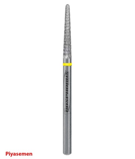 HBCC261VFX Piyesemen Tungsten Karbit Yuvarlak Bitim Konik, Laboratuvar Frez