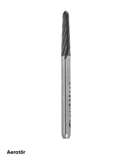 FBCF283K Aeratör Tungsten Karbit Sivri Bitim Konik, Bitirme Frez