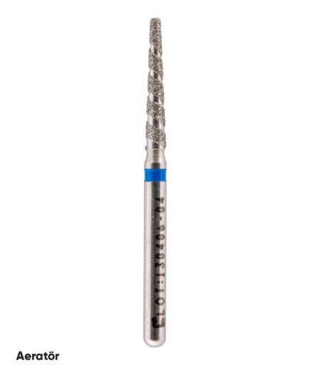 847D Aeratör Elmas Kanallı Düz Bitim Konik Şemfır Frez