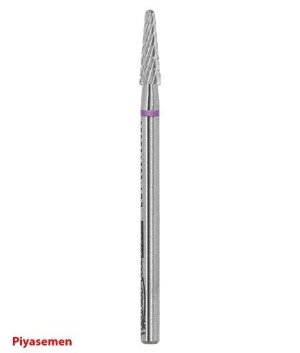 HBCC138TX Piyesemen Tungsten Karbit Yuvarlak Bitim Konik, Laboratuvar Frez