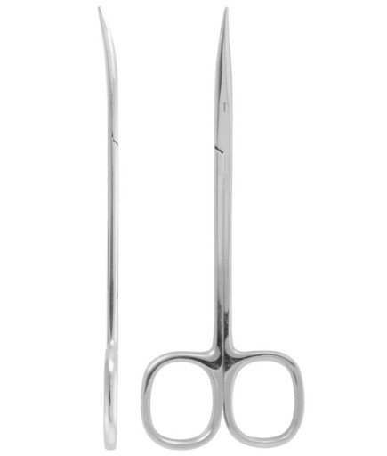 QSCS043 Eğri Cerrahi Makas Reynold-Jameson 14Cm