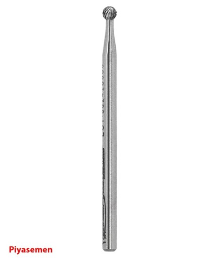 HBCC71MX Piyesemen Tungsten Karbit Top Baş, Rond, Laboratuvar Frez