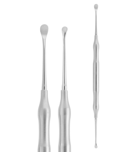 QRAS2H158 Doğrusal Oval/Oval Periost Elevatörü K-N FIG.152 5Mm/3,5Mm 19Cm