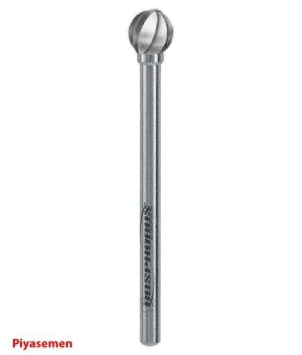 HBCC71 Piyesemen Tungsten Karbit Top Baş, Rond, Laboratuvar Frez