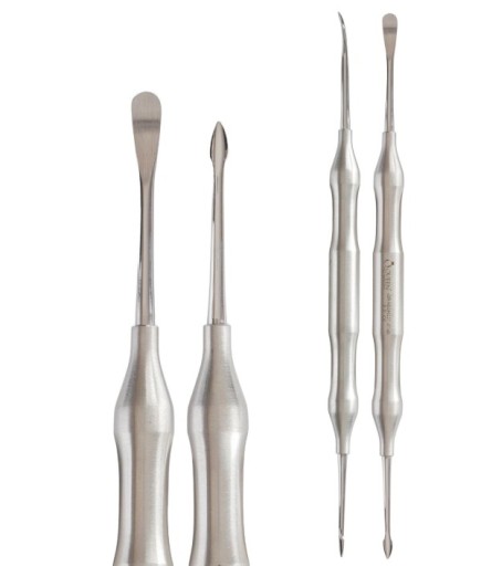 QRAS3H227 Doğrusal Oval/Ok Uç Periost Elevatörü KRAMER-NEVINS FIG.1 5Mm/3,4Mm 18Cm